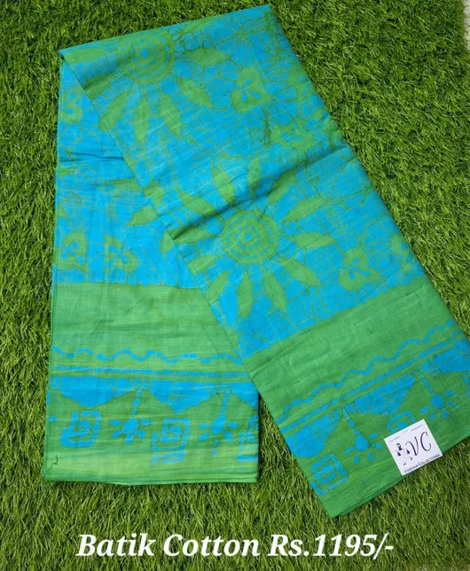 Premium Cotton Batik Sarees
